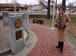 At the West Plains Veterans Memorial in December 2014